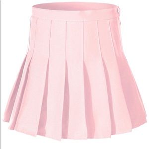 Pink tennis skirt with pants